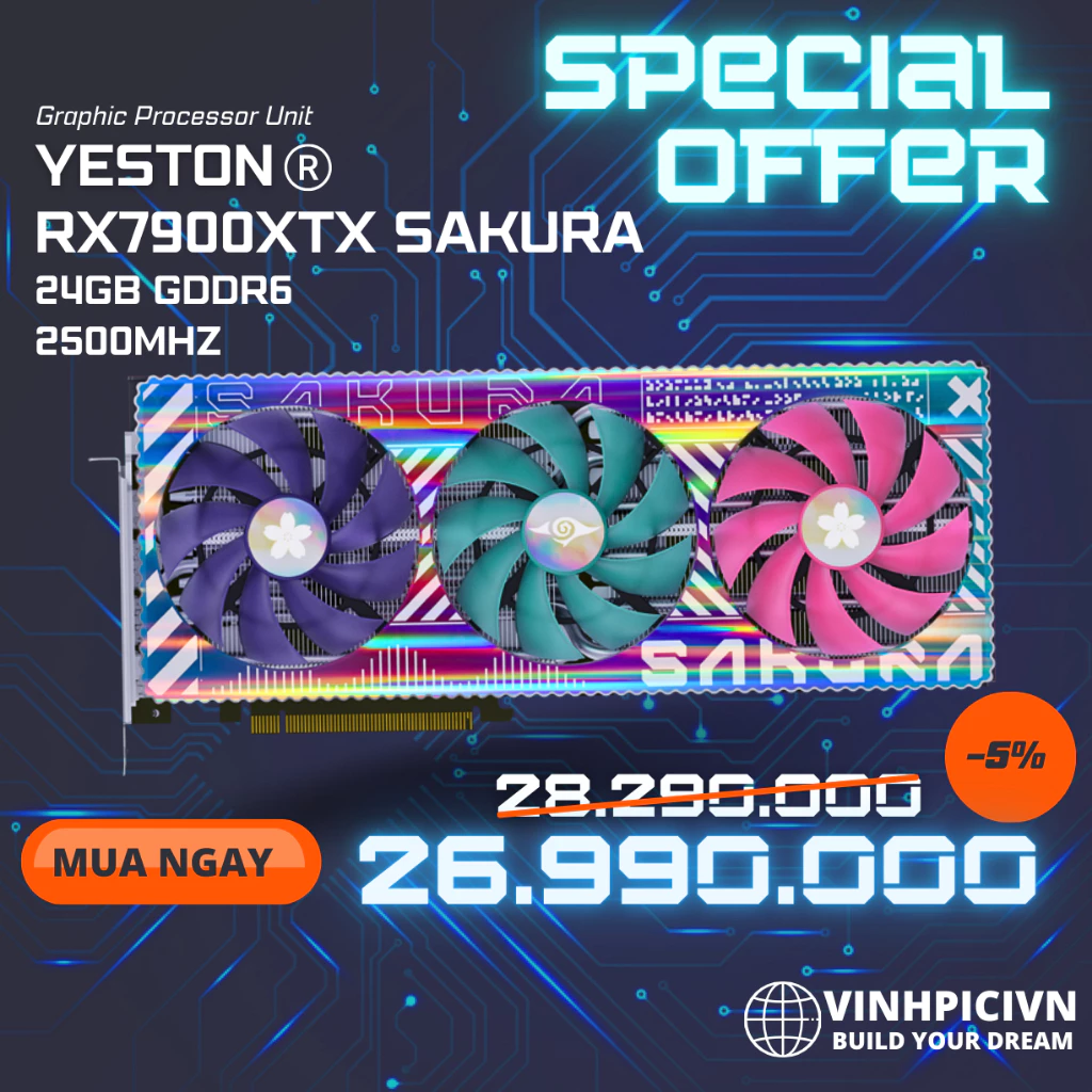 Ảnh sản phẩm: Radeon RX 7900 XTX 24GB