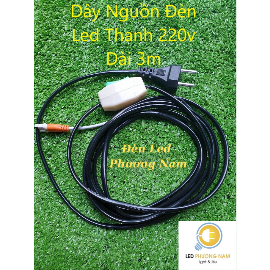 Dây Nguồn Cho Đèn Led Thanh 220v
