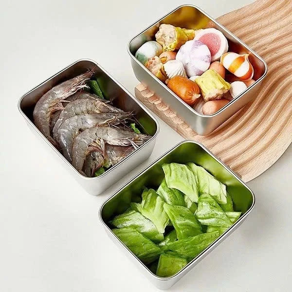 Combo 10 hộp đựng thực phẩm có nắp đậy ⚡️ Khay đựng đồ ăn , thực phẩm lạnh có Kèm Nắp Đậy