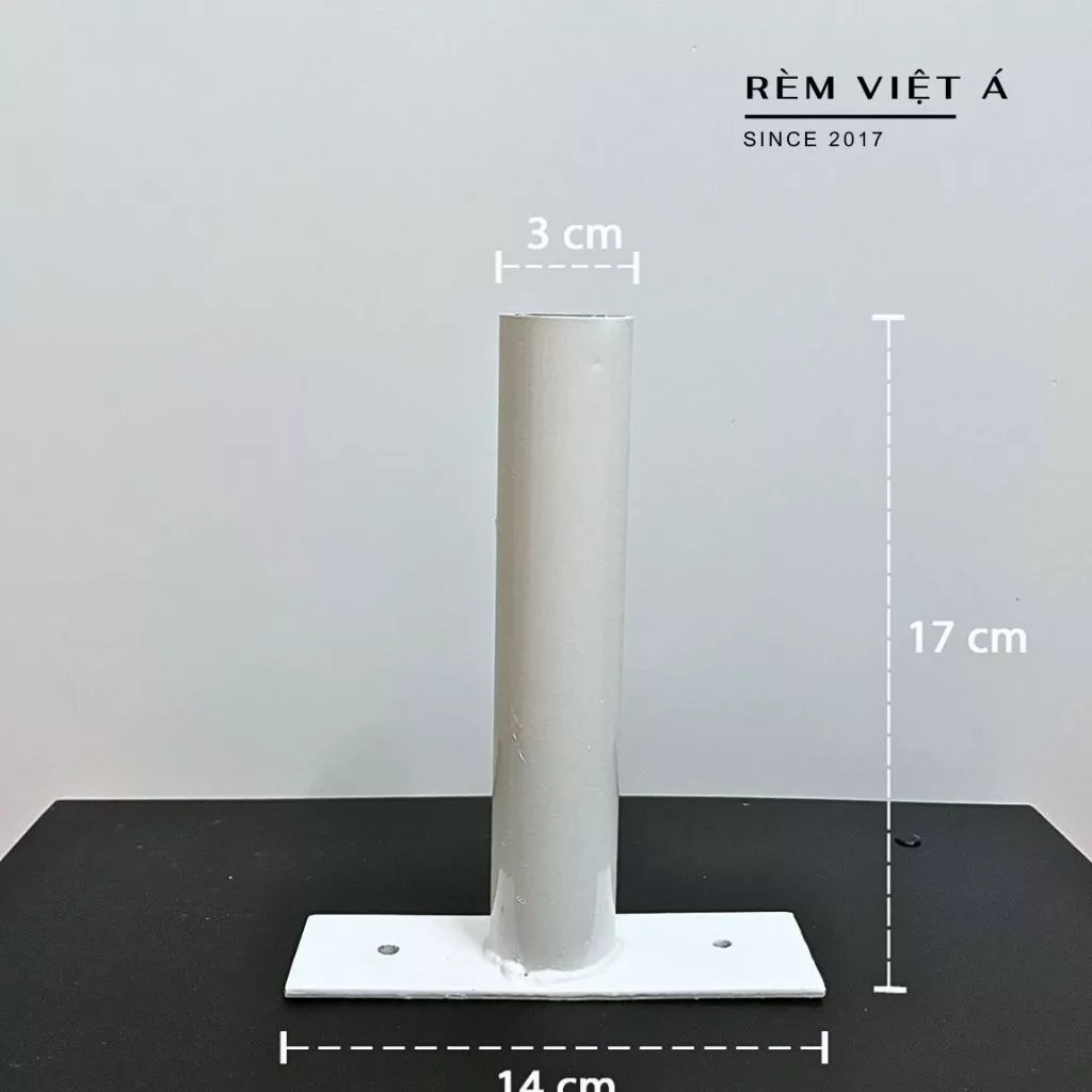 Trụ đỡ thanh treo rèm Spa, đúc bằng hợp kim chắc chắn - chịu lực 10kg
