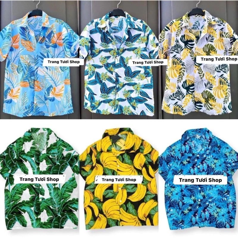 Áo Cây Dừa Đi Biển Cho Nhóm, Áo đi biển gia đình đủ size Trang Tươi Shop
