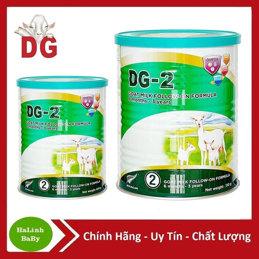 [Date 07/2028] Sữa Dê DG 2 400g, 800g