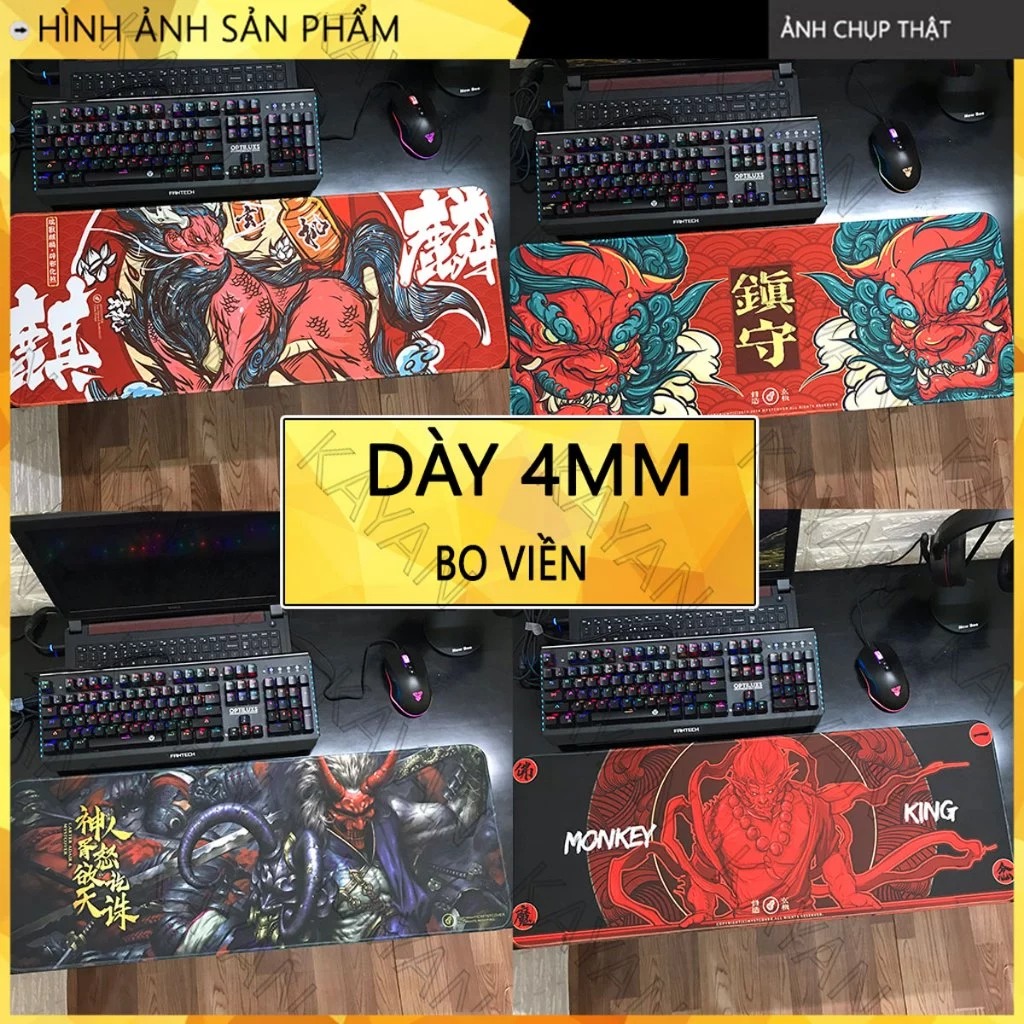 Tấm lót chuột, bàn di chuột, mouse pad tranh Cổ Phong Trung Quốc SIZE lớn