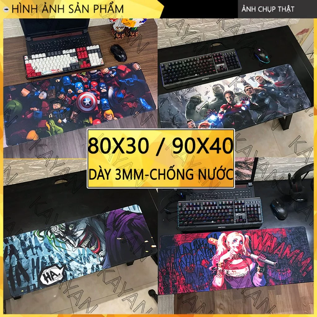 Miếng Lót chuột, bàn di chuột cỡ lớn Avengers