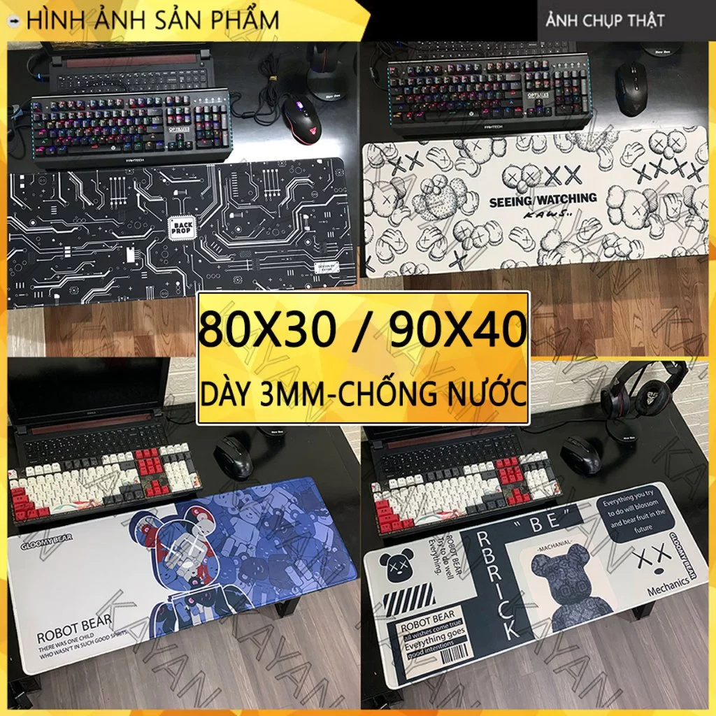Miếng Lót chuột, bàn di chuột Brearbrick & Kaws