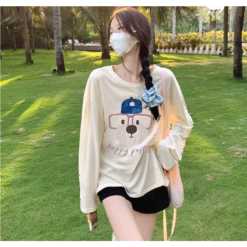 Áo Dài Tay Chất Xược GIẤY Thời Trang Mặc Hè, Thu Đông Năm 2024
