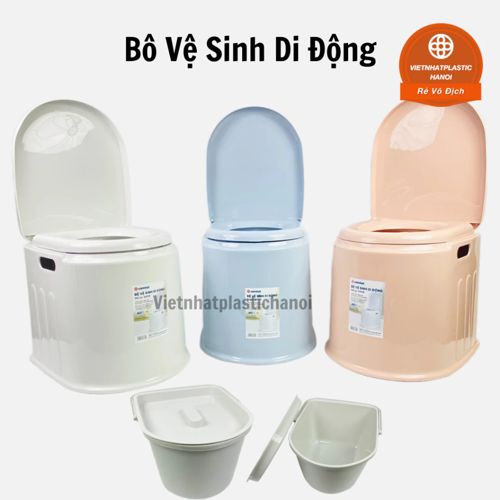 Bô vệ sinh trong nhà cho người già , người ốm. Bồn cầu di động đa năng.