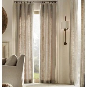 Rèm VẢI Voan Linen -Rèm Voan Ngăn Giường Spa-Decor Trang Trí Phòng Sang Trọng