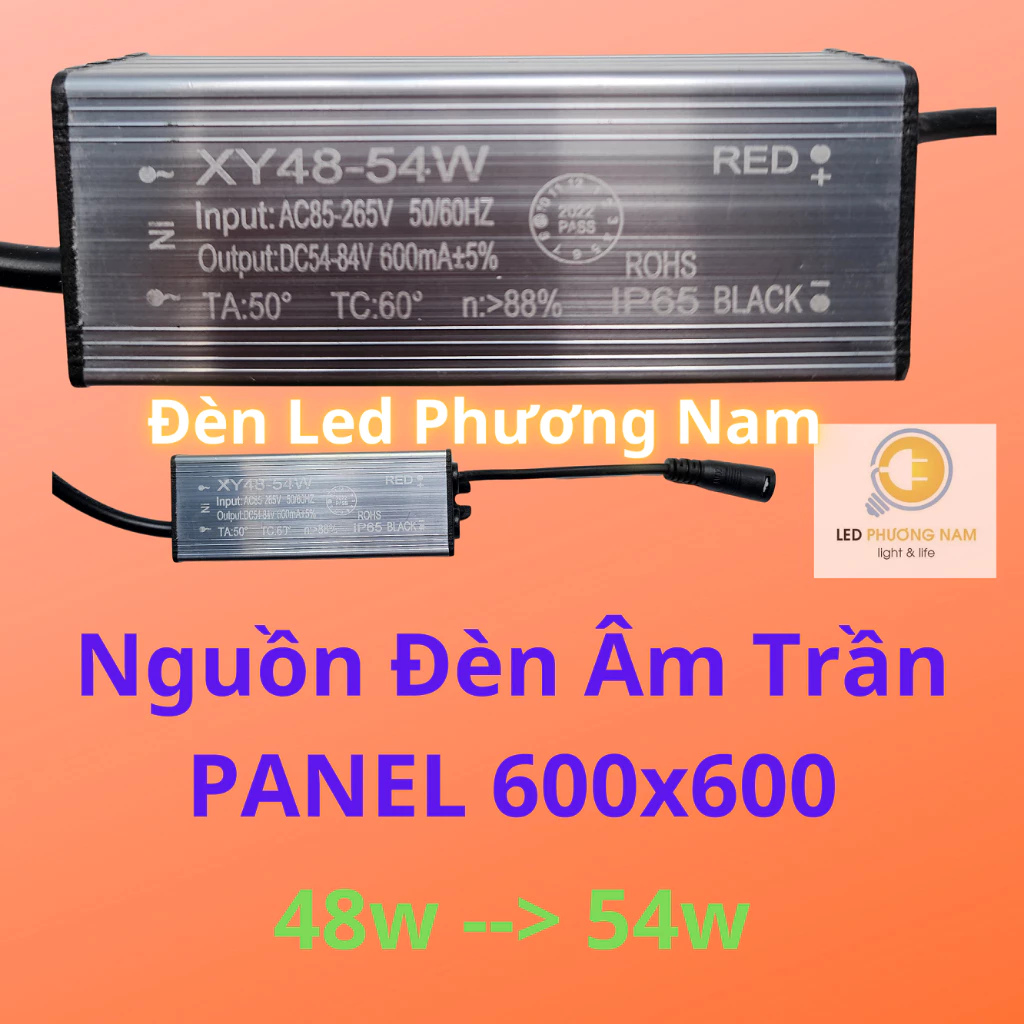 Tăng Phô Đèn Âm Trần PANEL 600x600 48w/54w