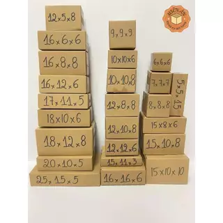 Thùng hộp carton size nhỏ, thùng giấy đóng hàng nhiều kích thước - số lượng 1 thùng