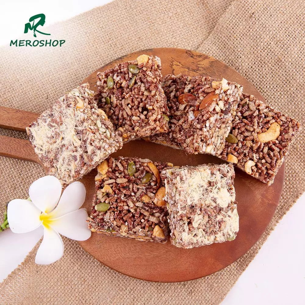 250Gr Thanh gạo lứt . Có hồ sơ công bố, xuất hóa đơn công ty đầy đủ
