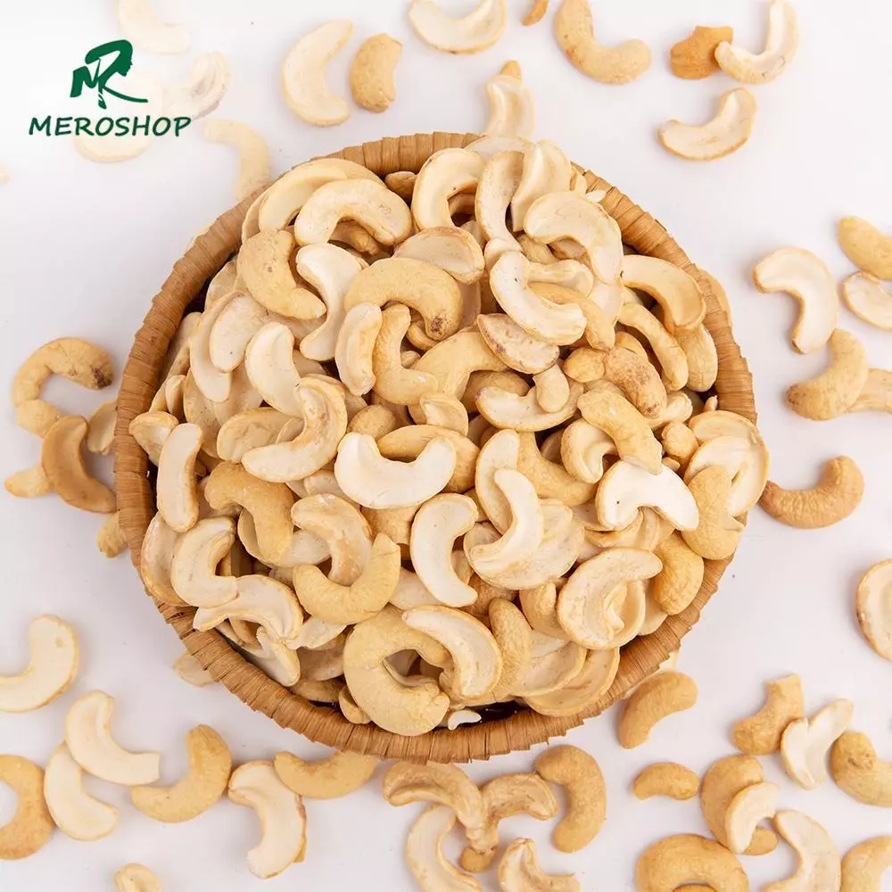 500Gr Hạt điều sấy nguyên vị không lụa vỡ đôi. Có hồ sơ công bố, xuất hóa đơn công ty đầy đủ