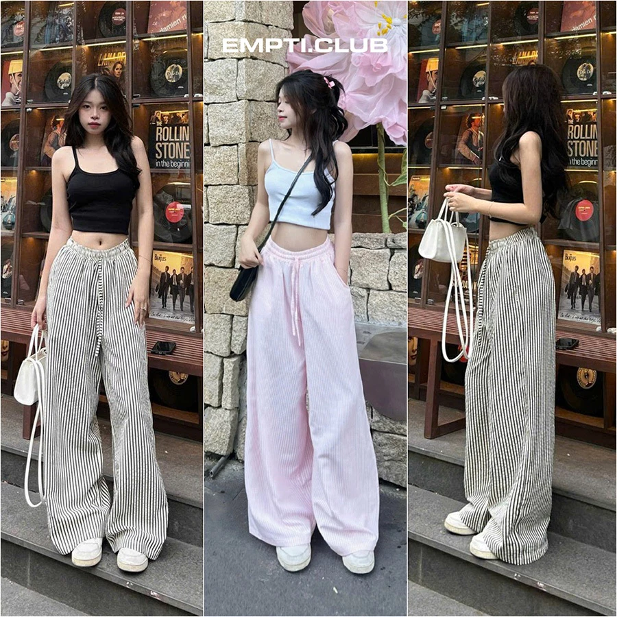 QUẦN DÀI KẺ SỌC ỐNG RỘNG STRIPED PANTS QD-05