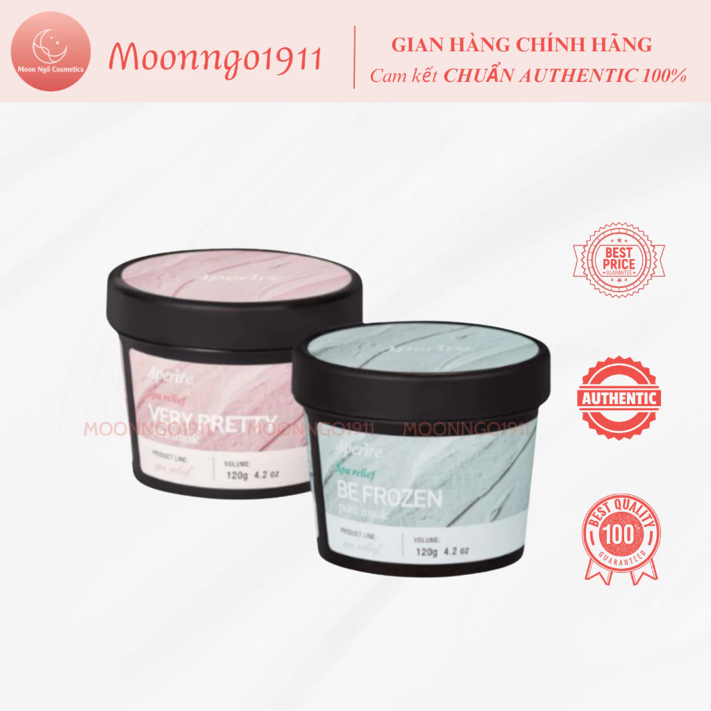 [Hàng Công Ty] Mặt Nạ Đất Sét Aperire Spa Relief Very Pretty Pore Mask 120g