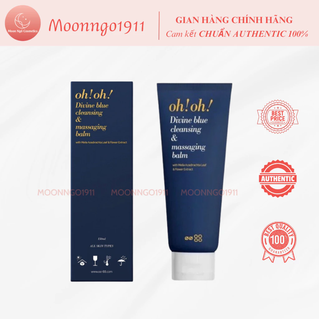 [Hàng Công Ty] Sáp Tẩy Trang Oh!Oh! Divine Blue Cleansing & Massaging Balm