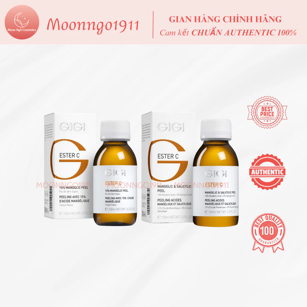 Tinh Chất Peel Trắng Căng Bóng Da GiGi ESTER C Mandelic Acid