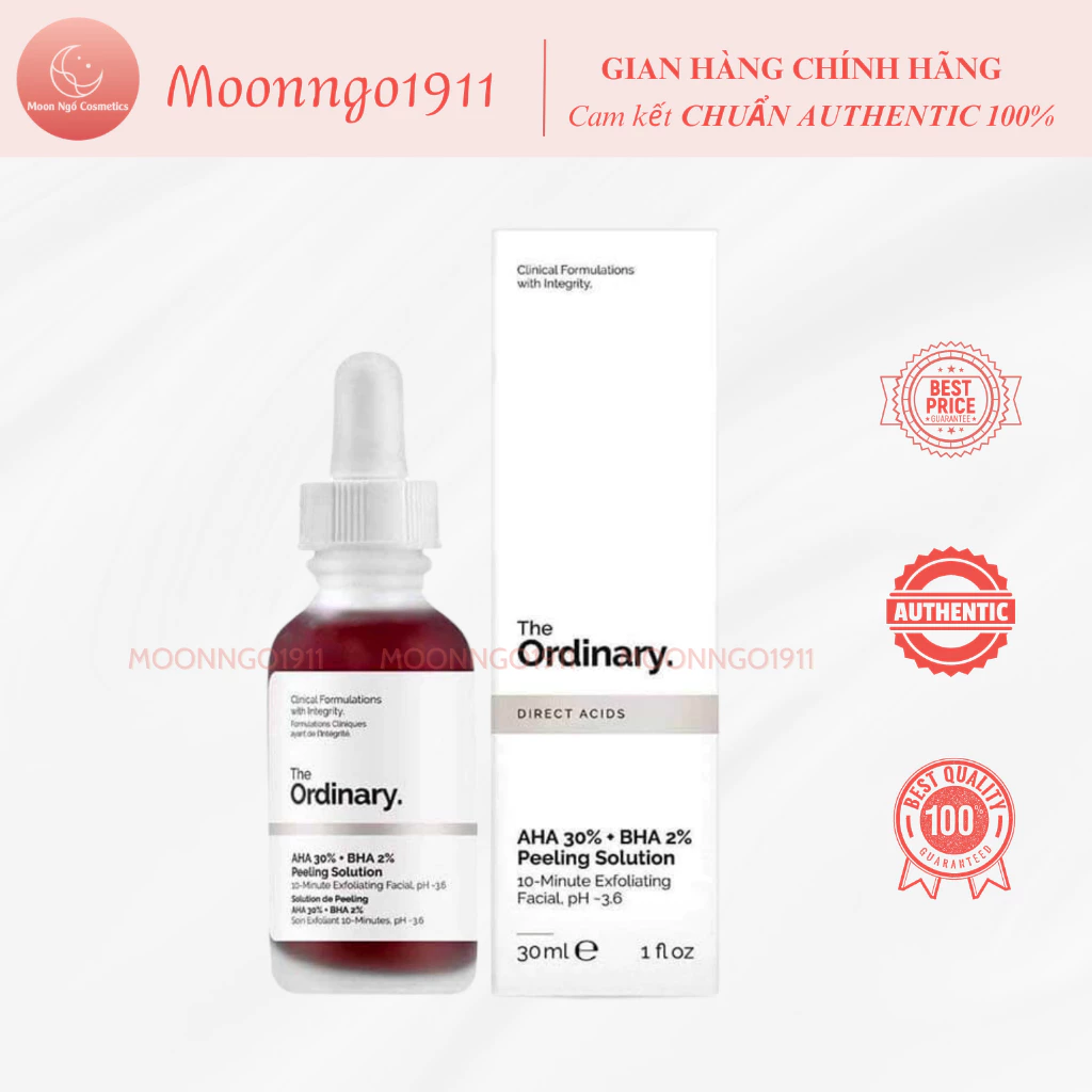Tẩy tế bào chết AHA 30% + BHA 2% Peeling Solution Ordinary 30ml
