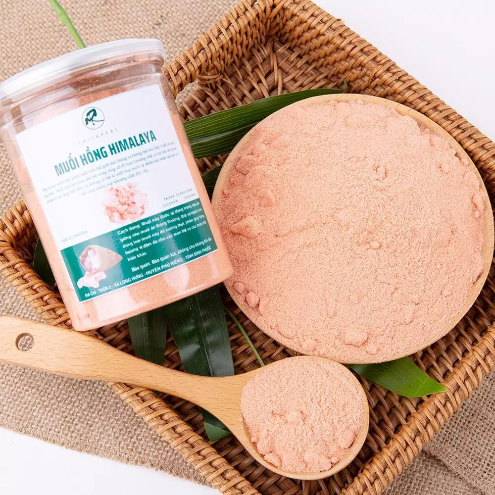 250Gr Muối hồng Himalaya (Lon pét). Có hồ sơ công bố, xuất hóa đơn công ty đầy đủ