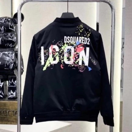 Áo Khoác Bomber DSQ2 ICON Vẩy Sơn Bản Cao Cấp 2 Lớp.Cổ Bo Tay Bo,Chất Vải Chống Nhăn Chống Xù Hot Hit 2025