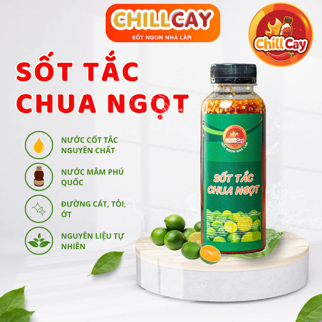 Sốt tắc chua ngọt CHILL CAY Sốt tắc nhà làm,sốt quất chua cay thơm phức chấm,trộn Siêu Ngon