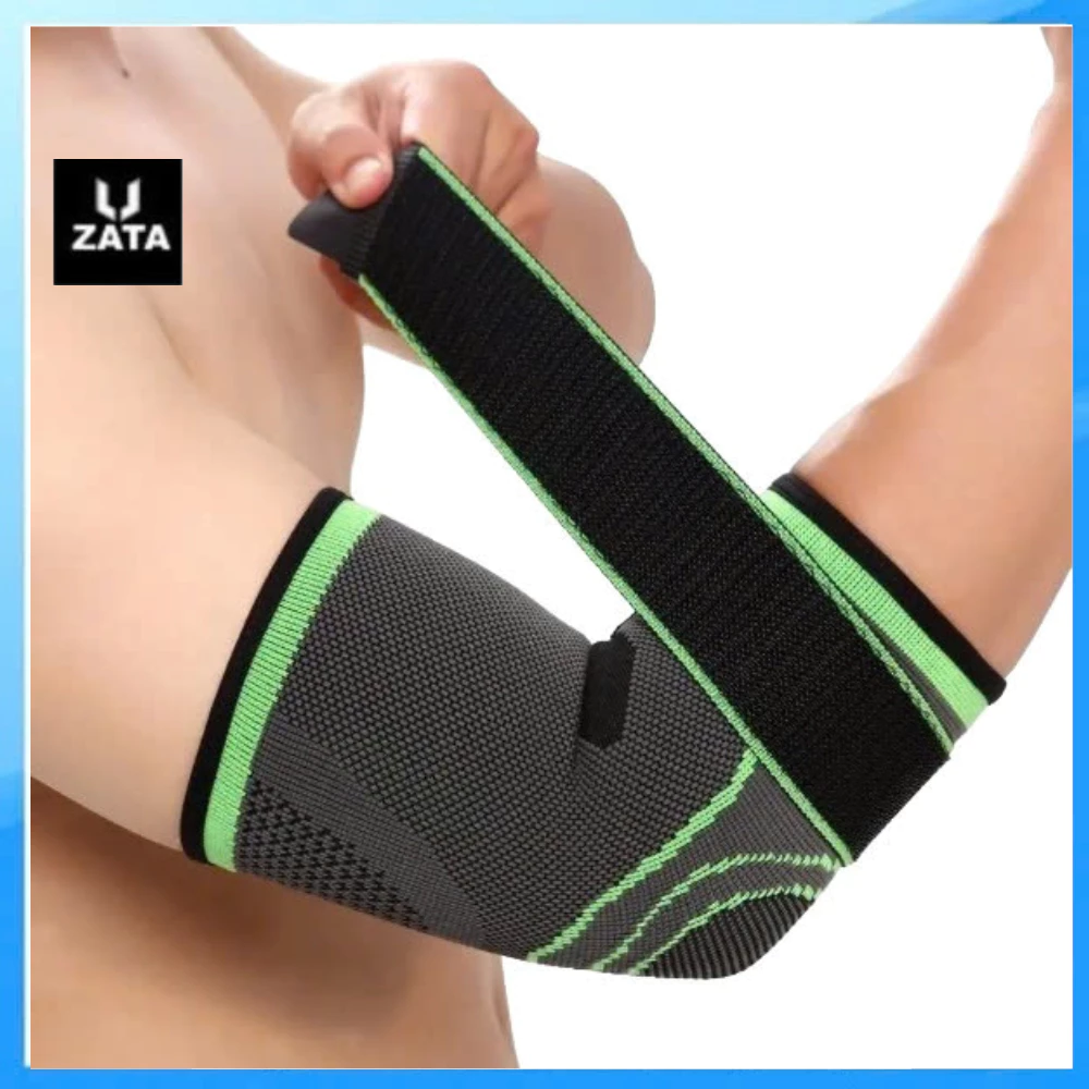 Quấn khuỷu tay đa năng chơi thể thao. Băng quấn tay bảo vệ khửu tay tập gym có dây hỗ trợ lực Zata Vn - QKT