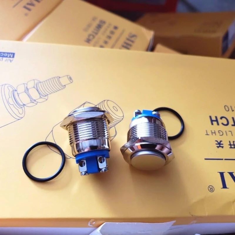 Núm nhấn còi thương hiệu SIHAI cao cấp  ( mạ Crom )