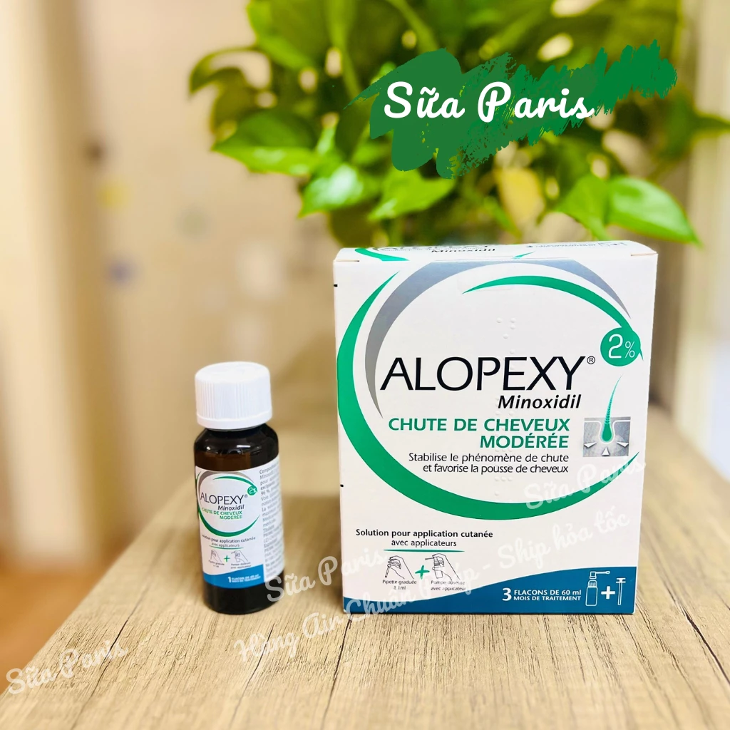 Xịt mọc tóc Alopexyl Minoxidil 2% nội địa Pháp, serum giúp kích thích mọc tóc, ngăn rụng, hói tóc, dành cho nữ_Sữa Paris