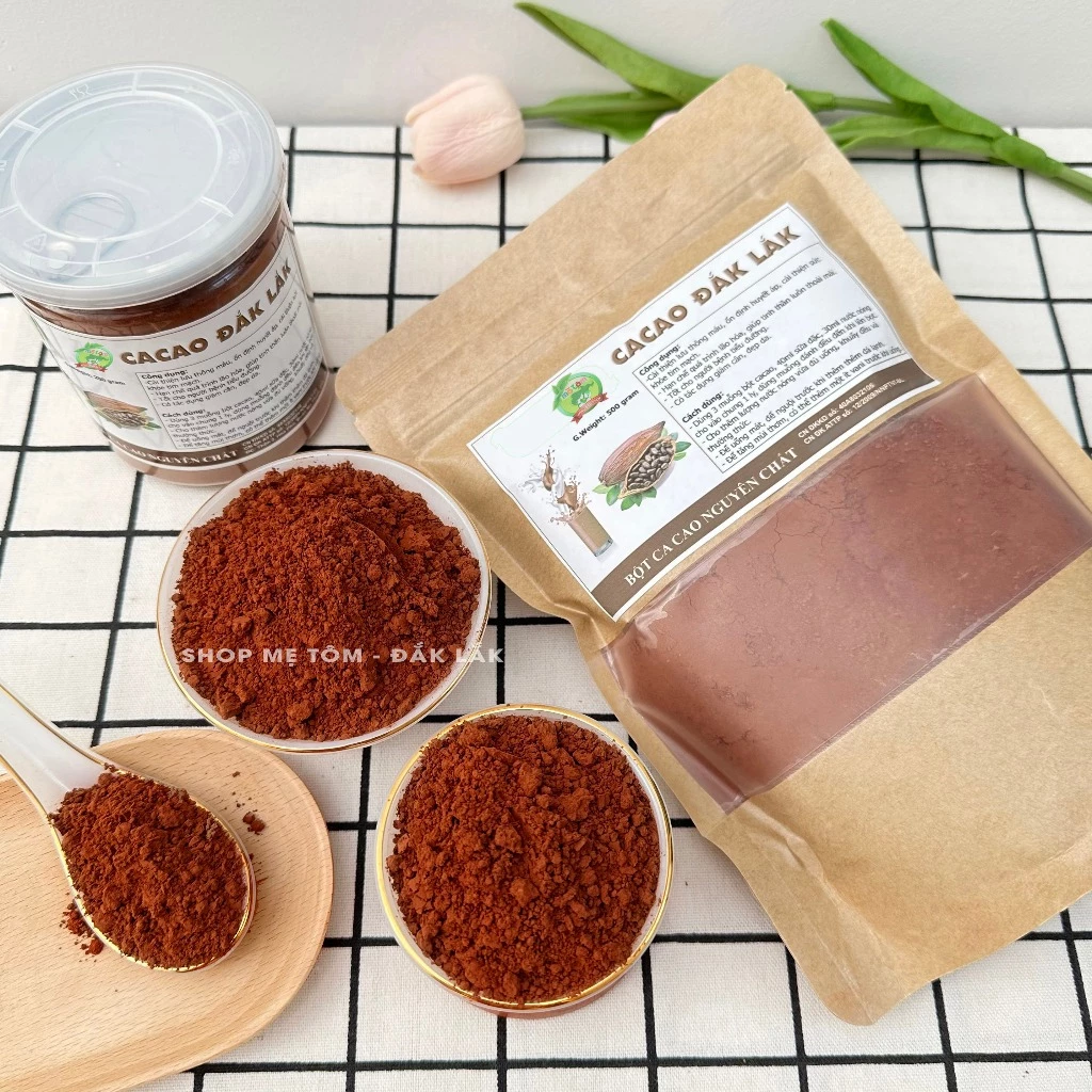BỘT CA CAO NGUYÊN CHẤT SHOP MẸ TÔM ( bột cacao)