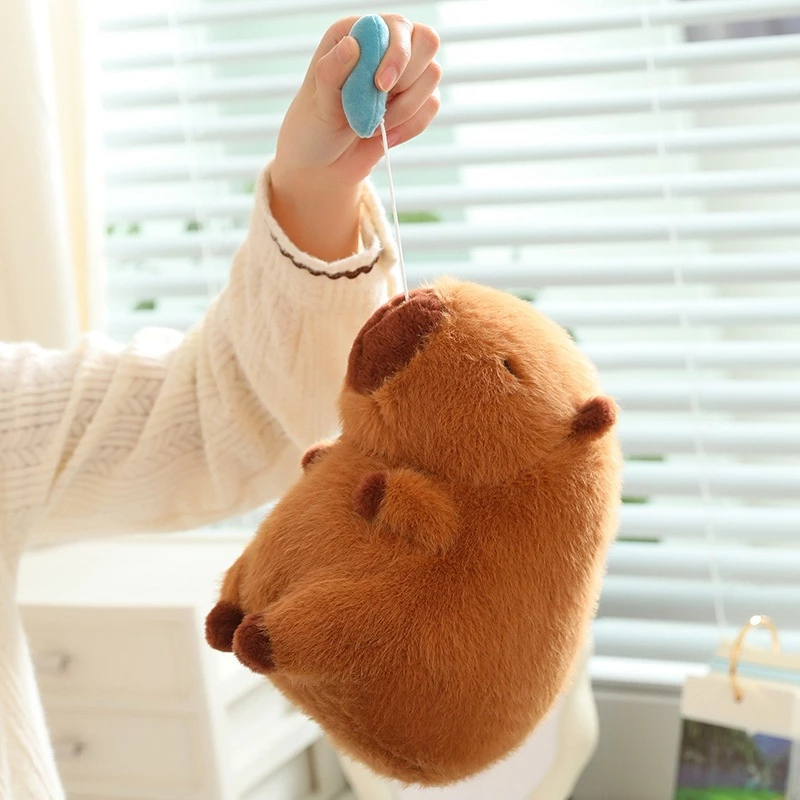 Gấu Bông Kèm Chăn Capybara Hoạt Hình Đắp Đi Làm Văn Phòng, Đi Chơi, Du lịch Tiện Dụng Lotso VN