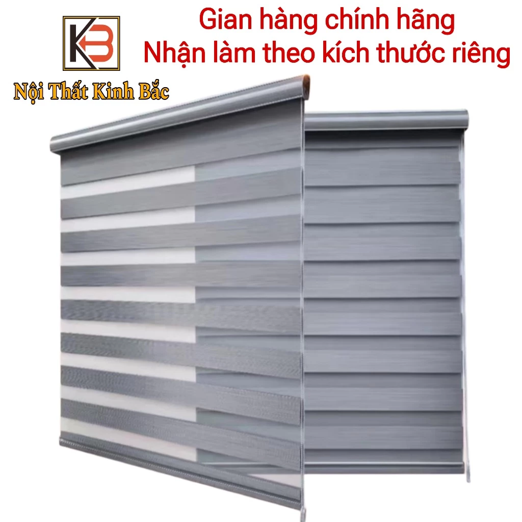 Rèm Cầu Vồng Xám Dày Cản Sáng – Rèm Cửa Sổ Phong Cách Hàn Quốc Hiện Đại Thẩm Mỹ