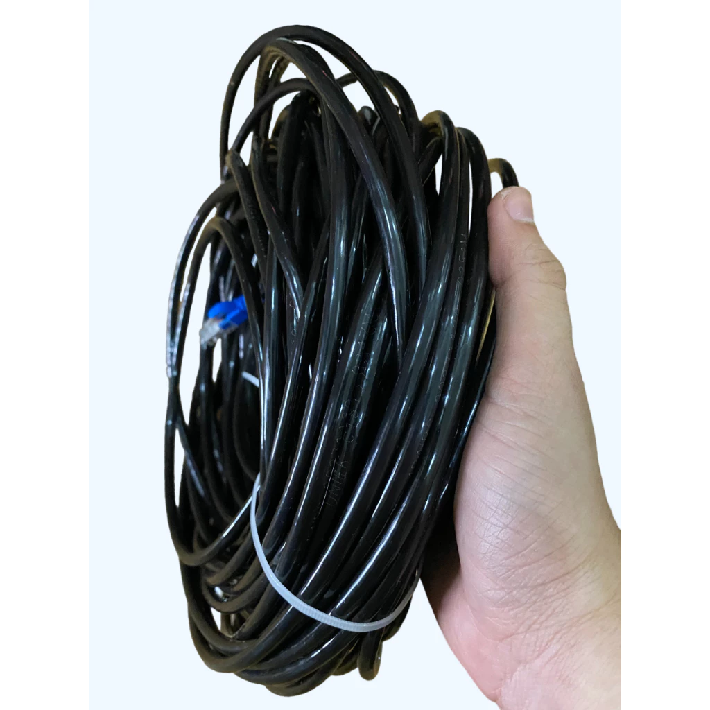 Cáp mạng ngoài trời Unitek Cat5e (20m-50m) – Bấm sẵn 2 đầu