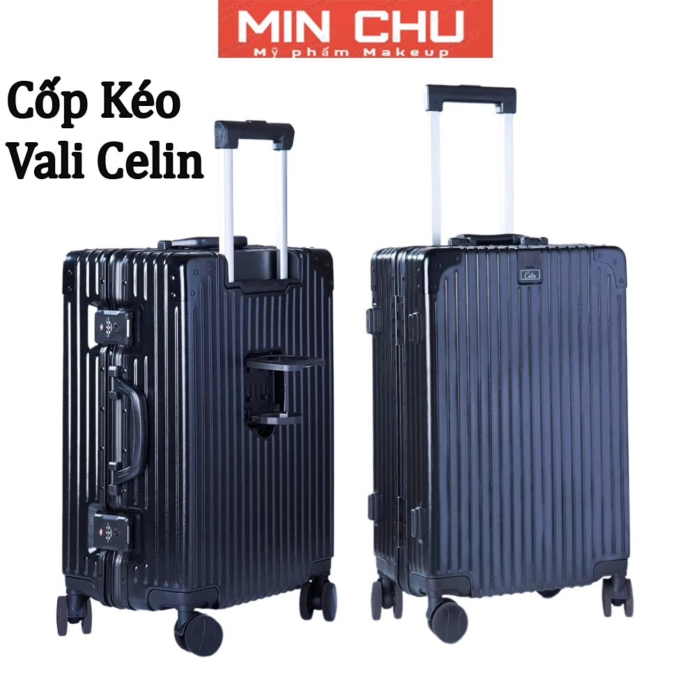 Cốp Kéo Celin Dạng Vali + Set 4 Túi PVC Siêu Tiện Lợi Chính Hãng