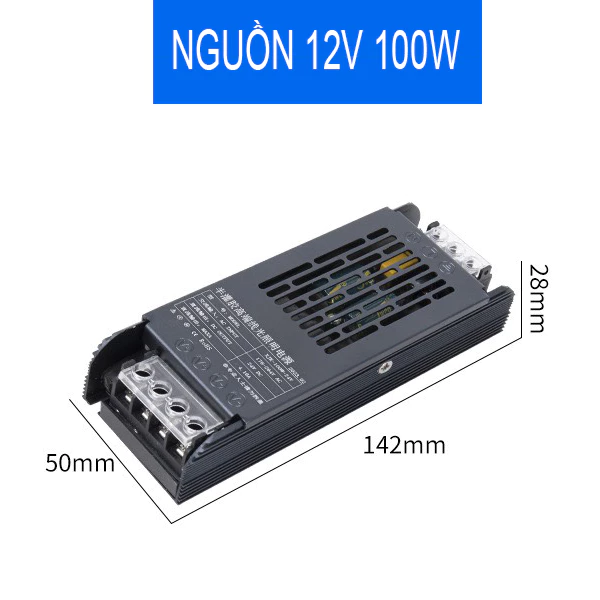 (Nguồn đổ keo) Nguồn 12V đủ công suất siêu bền dùng cho công trình
