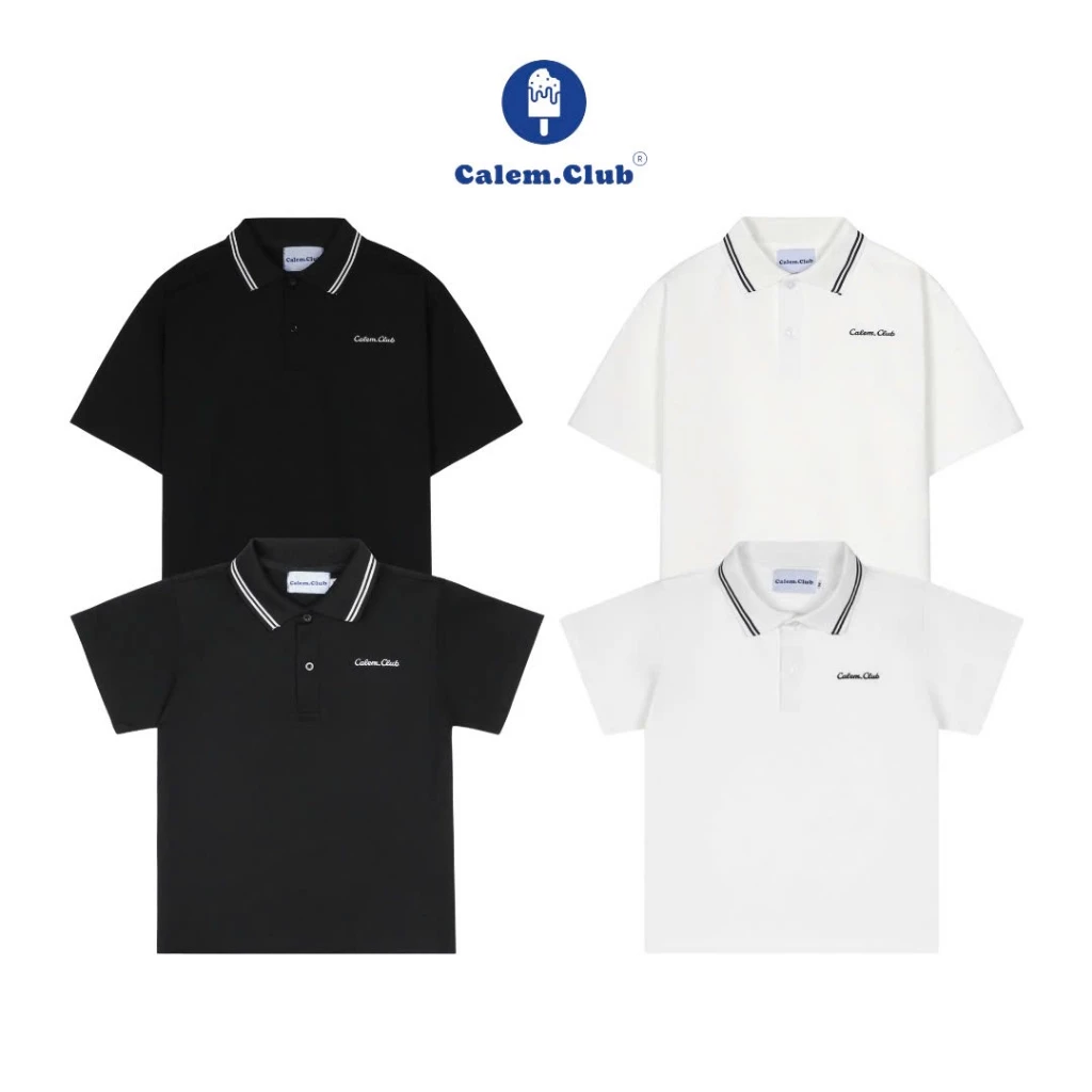 Calem club - Áo POLO Tennis Core sport vibes vải cotton dày dặn Nam Nữ