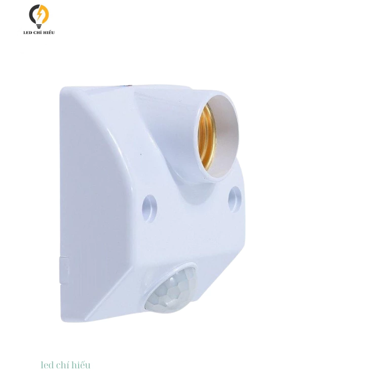 Đui đèn cảm ứng chuyển động, cảm biến hồng ngoại tự động bật sáng khi có người tới gần