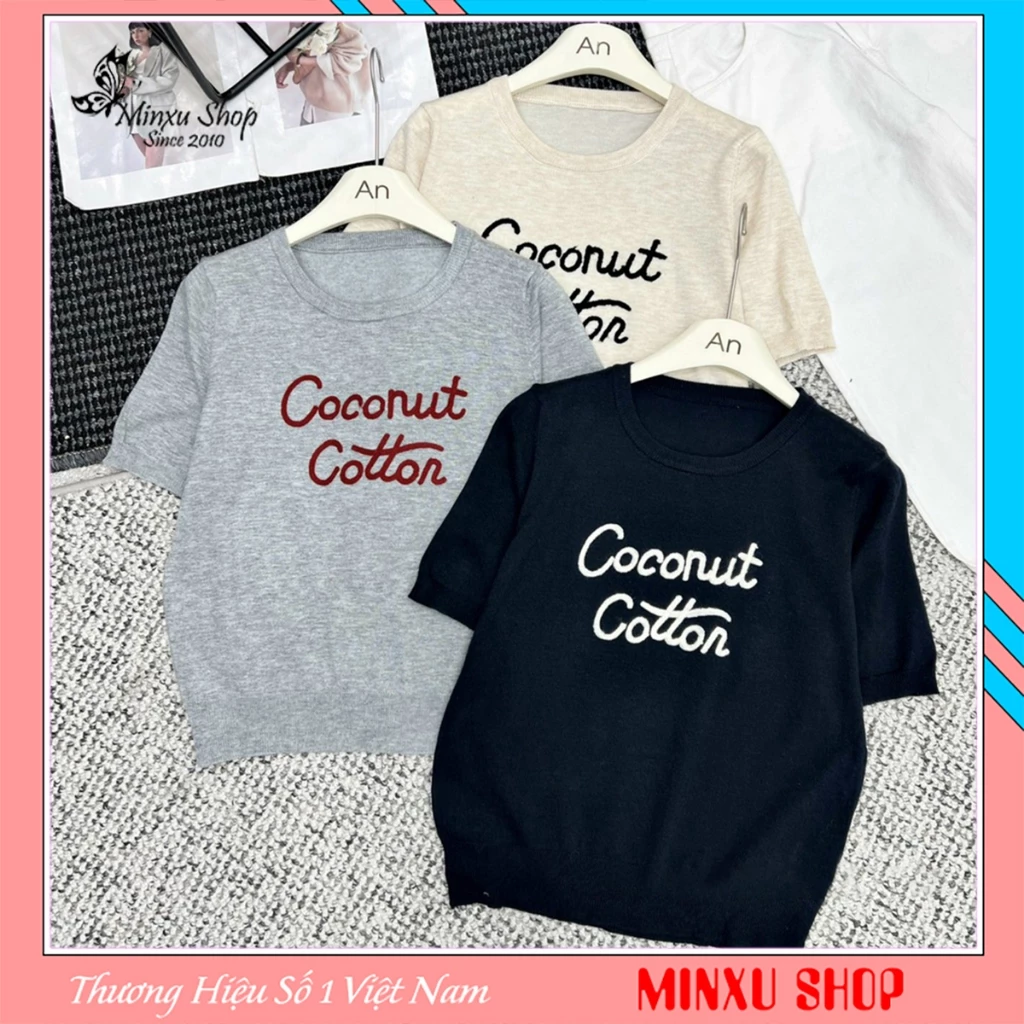 Áo Len COCONUT 3 Màu Dễ Mặc Hàng QC Minxu Shop PZ87
