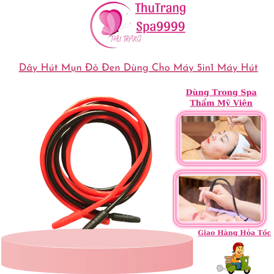 Dây Hút Mụn Phun Sương Thay Thế Trong Máy 5in1 Hút Mụn Phun Sương