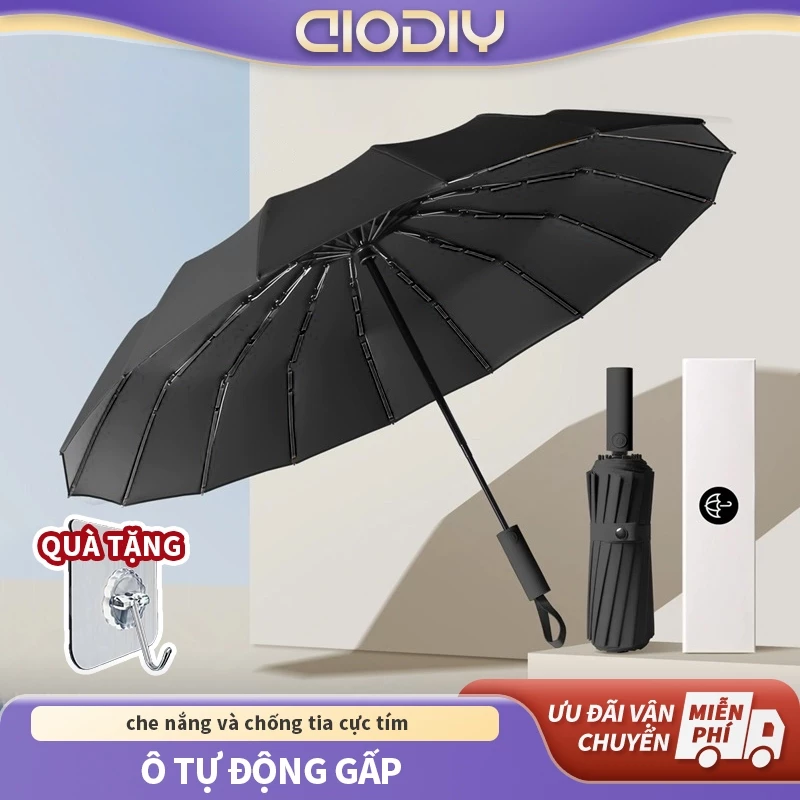 Ô dù tự động,chống mưa, chống nắng, chống tia cực tím, mở và đóng tự động