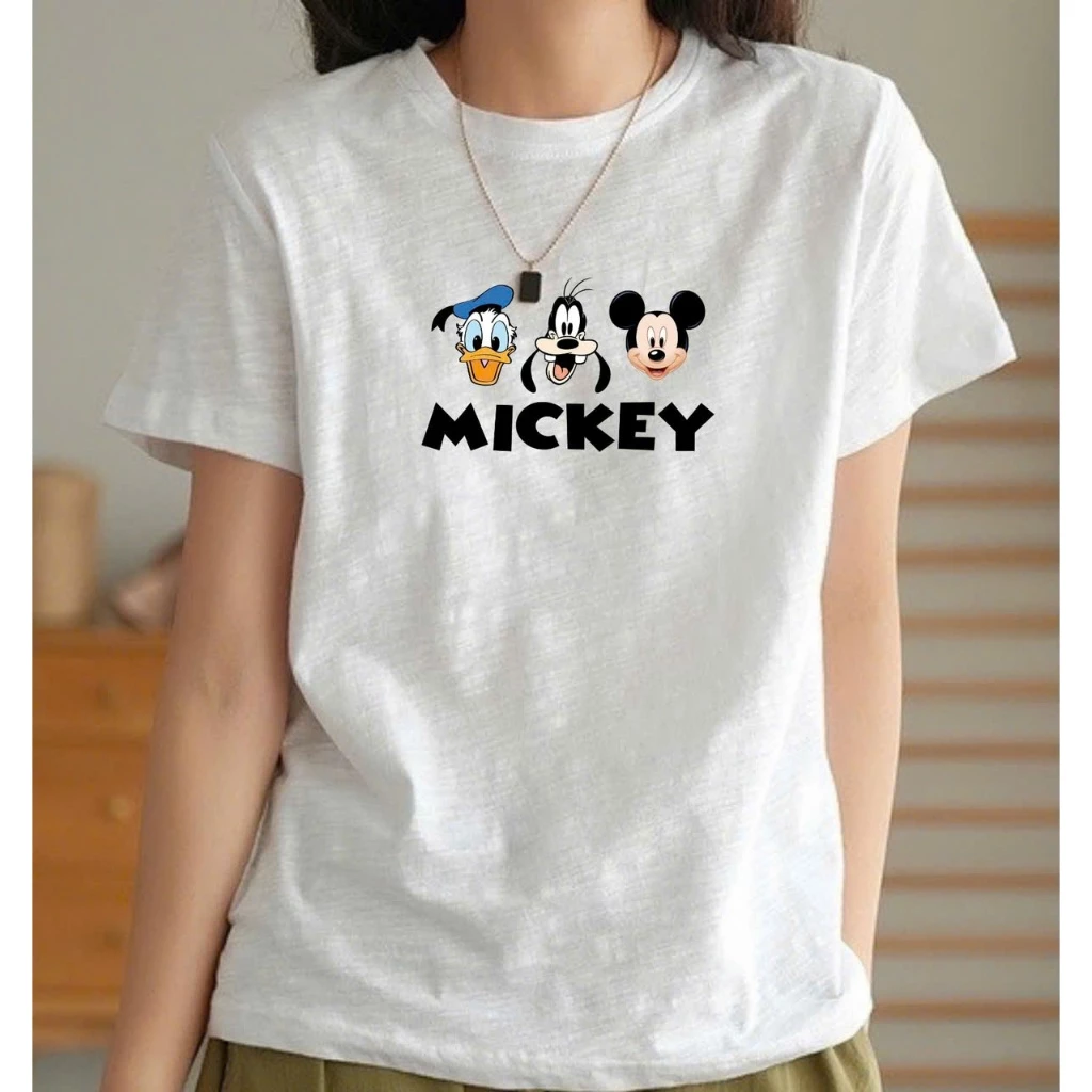 Áo thun Xược Nữ cổ tròn tay ngắn in hình ALICEVN1990,Áo phông nữ form vừa, Chất Cotton xược, thun giấy