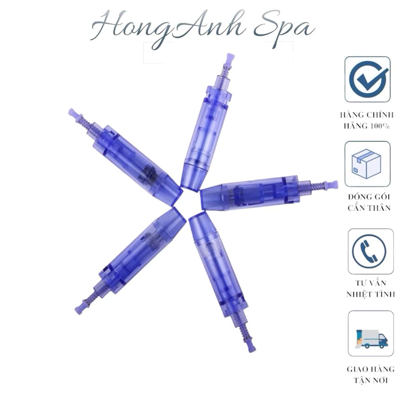Combo 10 Đầu Máy Lăn Kim Xanh Cho Máy Dr Pen A1-A6