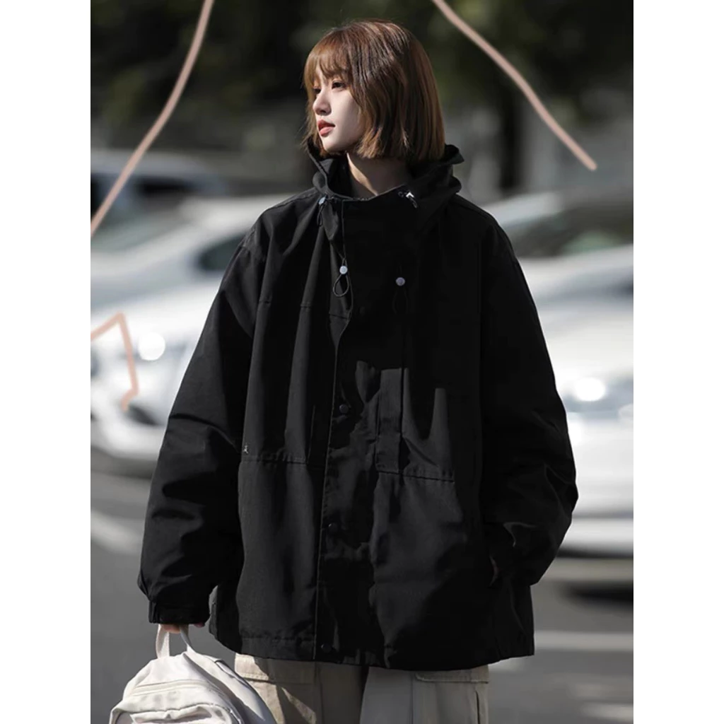 Áo khoác gió nam-nữ 2 lớp ̃ ̣̂ có túi trong sâu, Áo khoác dù chất liệu vải gió cao cấp cản gió kháng nước