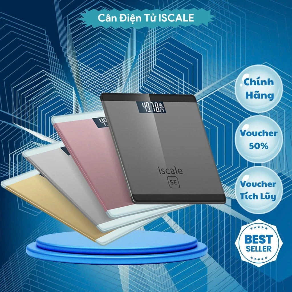 Cân Điện Tử, Cân tình trạng sức khỏe ISCALE PHONE - Cân người nhà tải trọng cao nhất 150Kg tiện ích cho người trong gia
