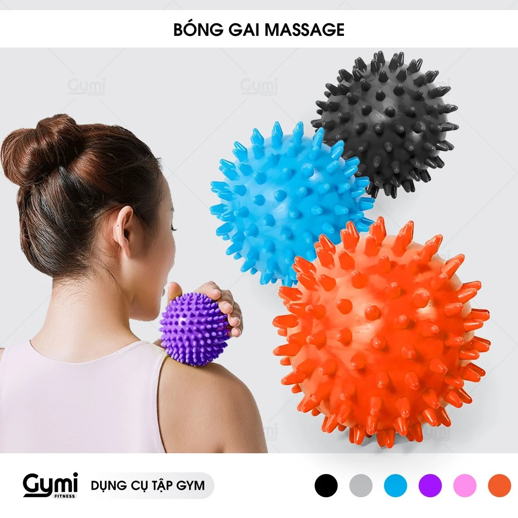 Bóng Gai Dãn Cơ Massage Giảm Mệt Mỏi, Phục Hồi Cơ Bắp Sau Luyện Tập - BongGai