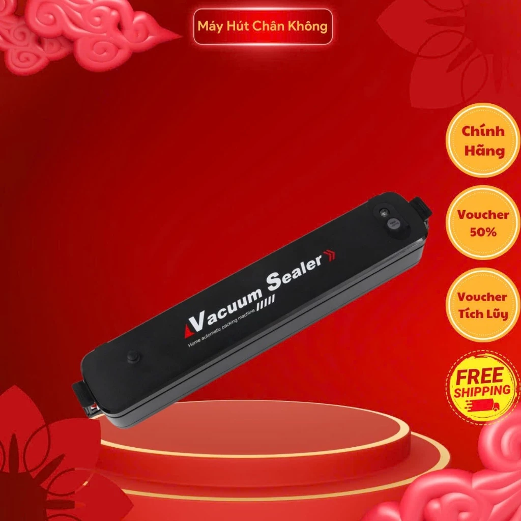 Máy hút chân không thực phẩm kèm hàn miệng túi, máy hút chân không mini Vacuum Sealer