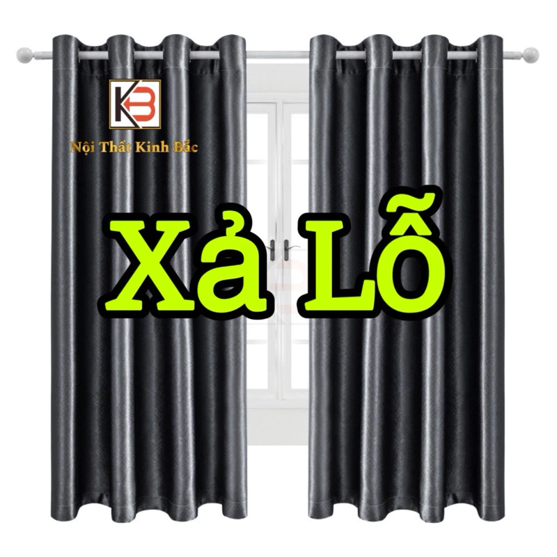 Rèm KB01-9 Thanh lý rèm cửa sổ, Rèm cửa phòng khách , Rèm vải gấm che nắng 99%