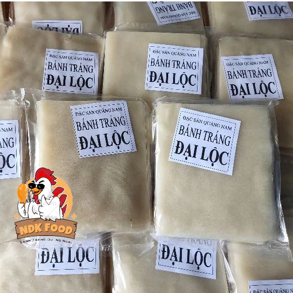 Bánh tráng gạo nhúng nước Quảng Ngãi , bánh tráng nhúng nước NDK FOOD loại 500gram chất lượng loại 1