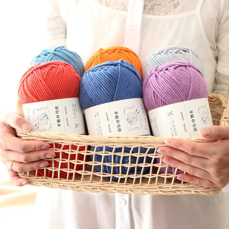Len Yaoh Wool 100g LYLY CRAFT Sợi To 3mm Mềm, Nhẹ, Giữ Ấm Tốt Đan Móc Khăn, Mũ, Áo Len Bảng 40 Màu