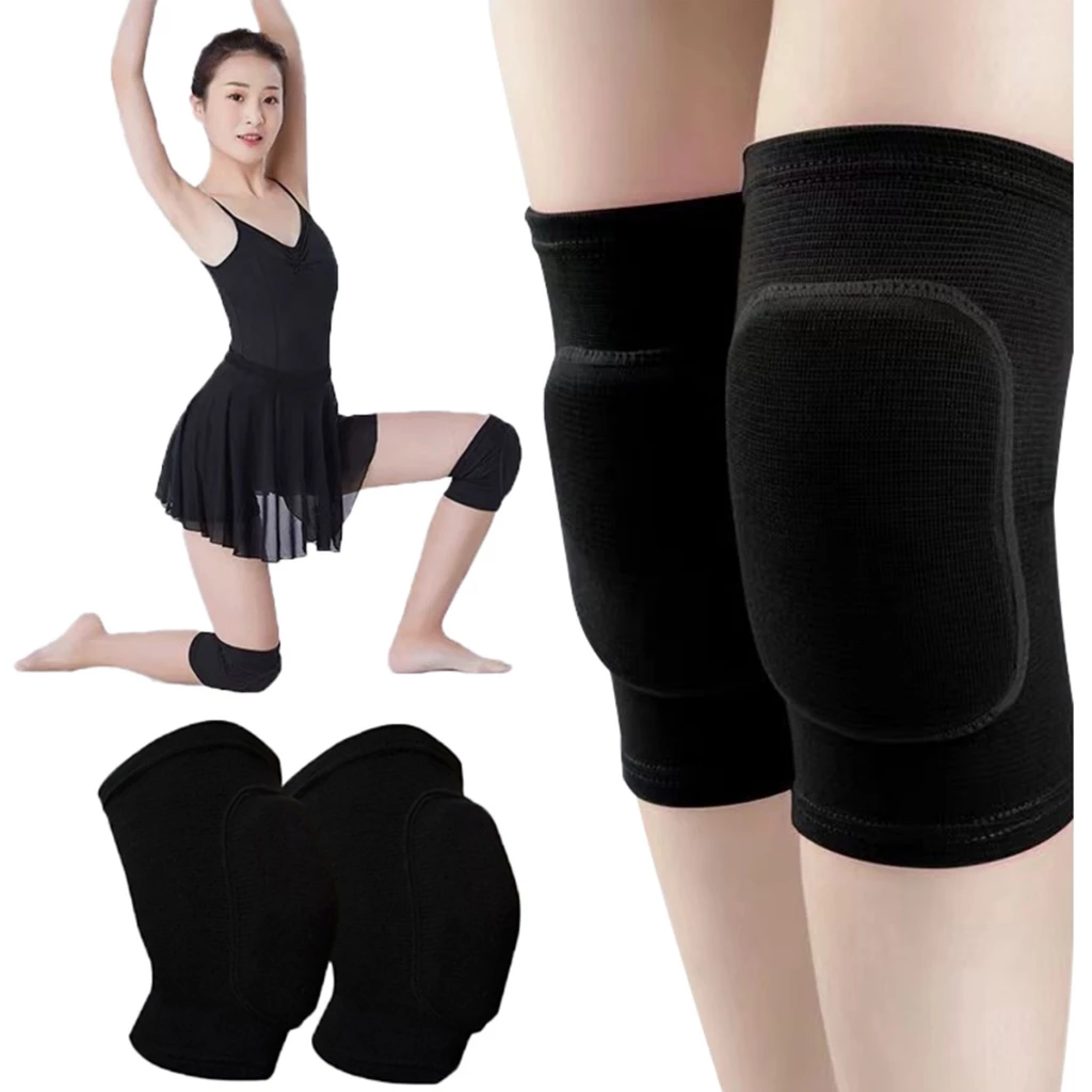 1 Đôi Bảo vệ đầu gối, Bộ 2 bó băng gối thể thao, có đệm gối - Đai cuốn bảo vệ đầu gối tập yoga, gym