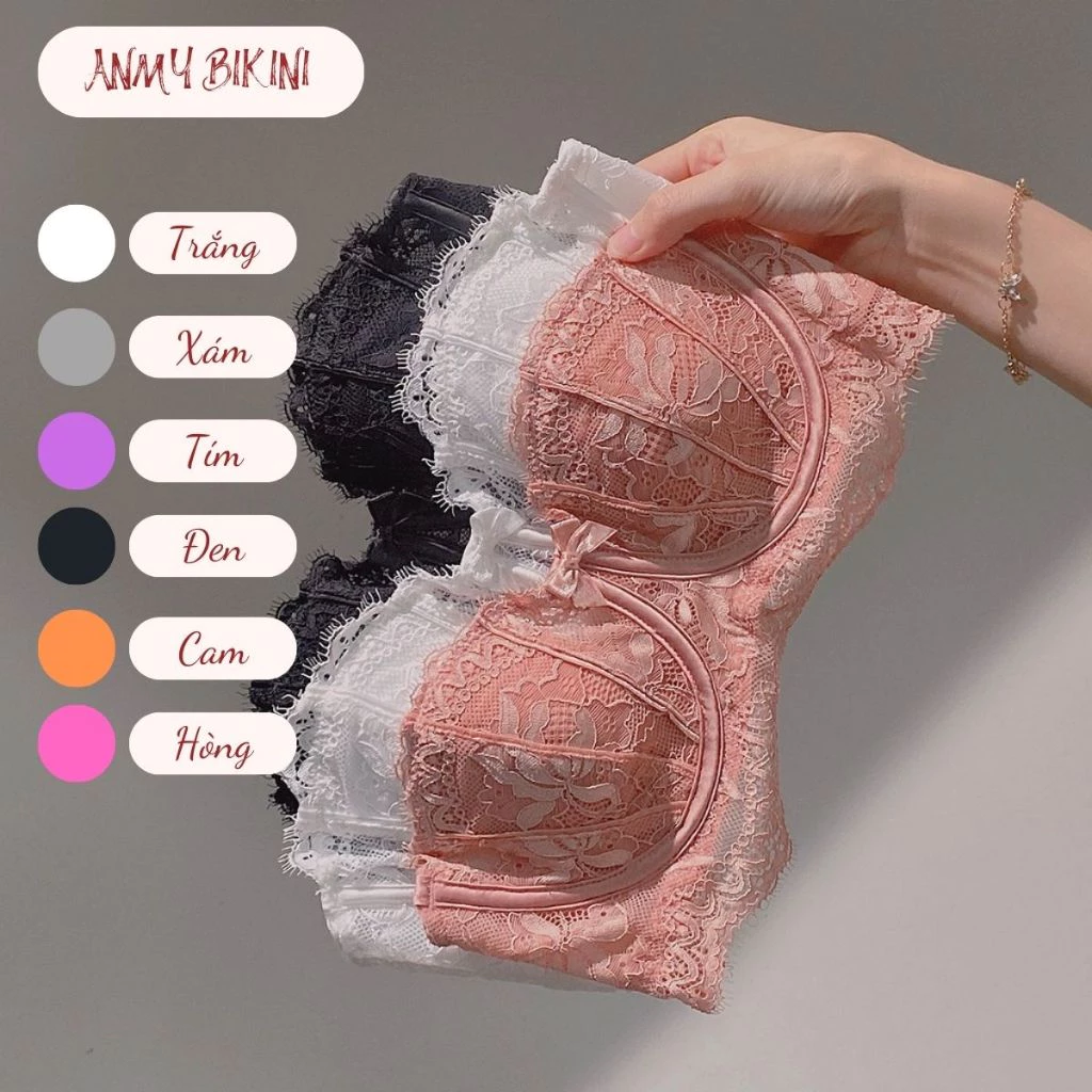 Áo Ngực Ren Nữ Sexy, Áo Lót Nữ Siêu Mỏng Chống Chảy Xệ Phong Cách Pháp Thời Trang Mùa Hè Quyến Rũ - AL 221
