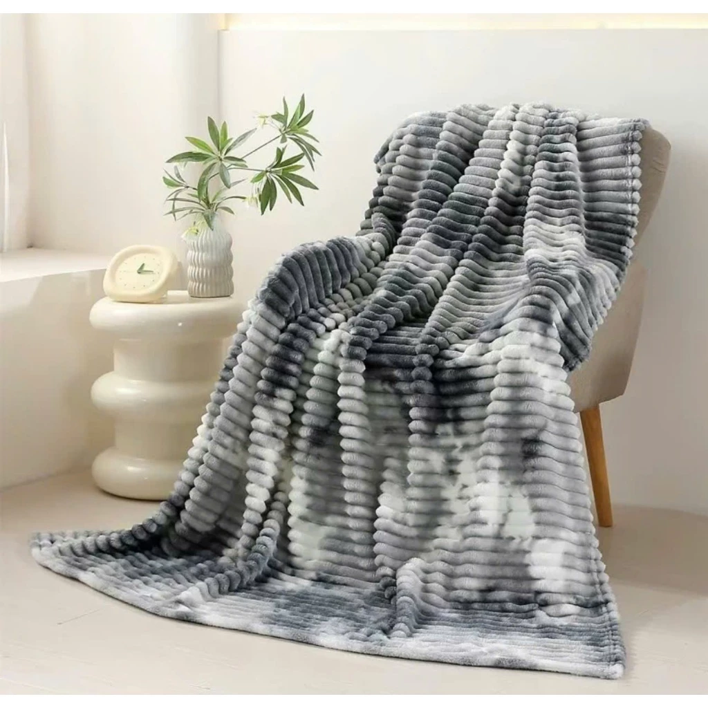 Chăn lông tuyết loang phong cách hàn quốc mền min kích thước 2mx2m3_5sbedding
